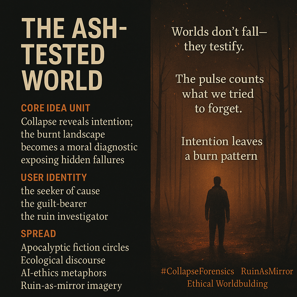 Reading the Ashes of Collapse